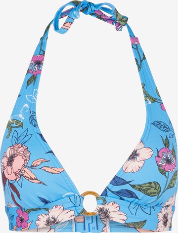 s.Oliver Triangel Bikinitop in Blauw