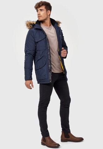 INDICODE JEANS Winterparka ' Carpelan ' in Blau