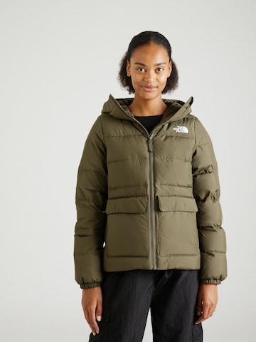 THE NORTH FACE Outdoorjas 'GOTHAM' in Groen: voorkant
