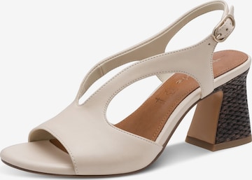 Tamaris Sandal in White: front