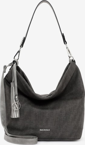 Emily & Noah Pouch 'Elke' in Grey: front