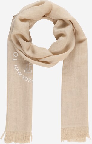 TOMMY HILFIGER Scarf in Beige: front