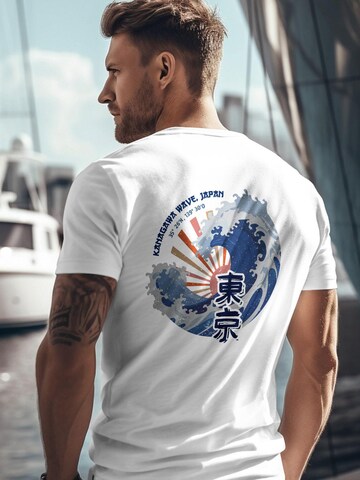 Neverless Shirt 'Kanagawa' in White