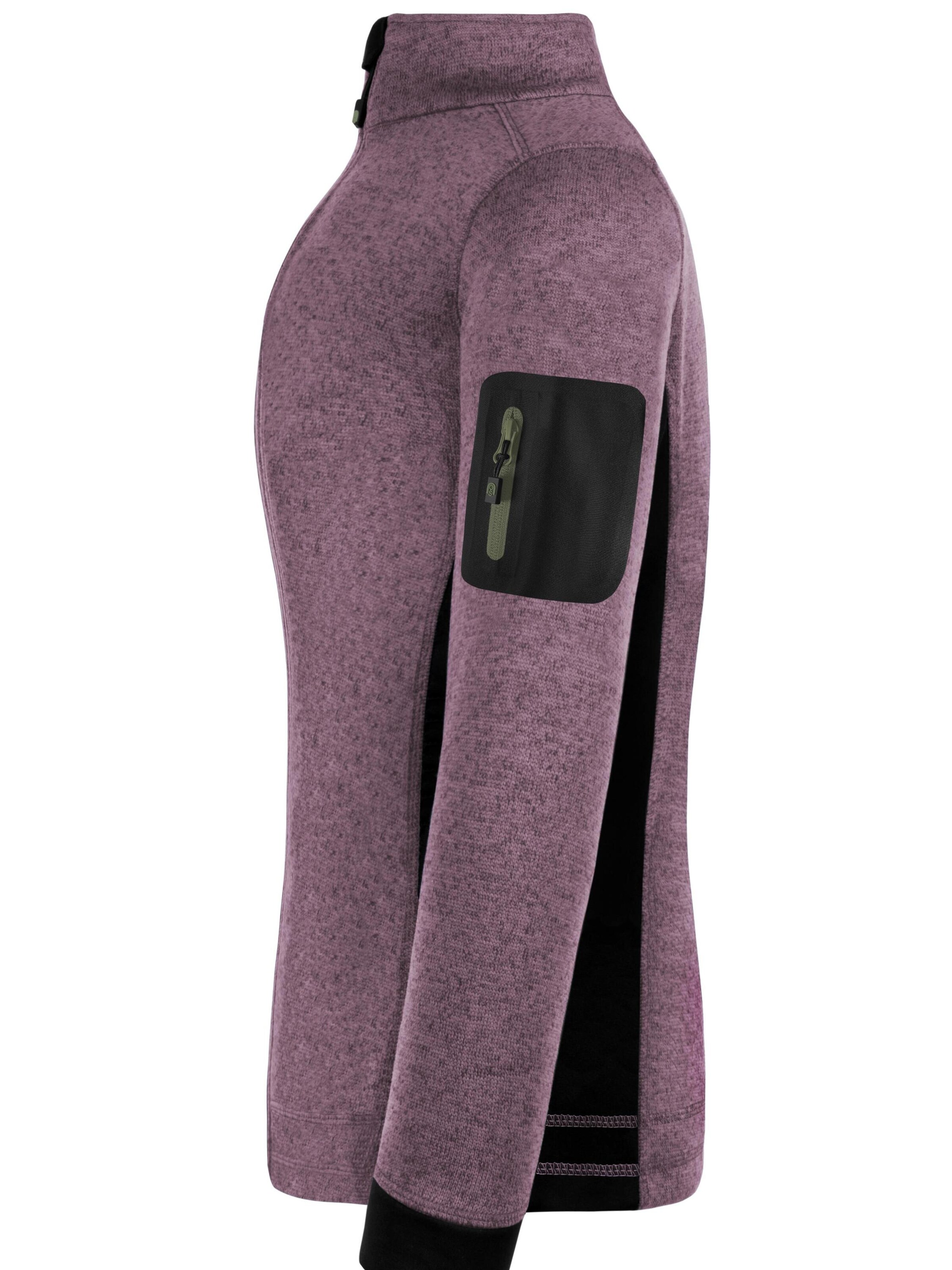 normani Functionele fleece jas in Lila