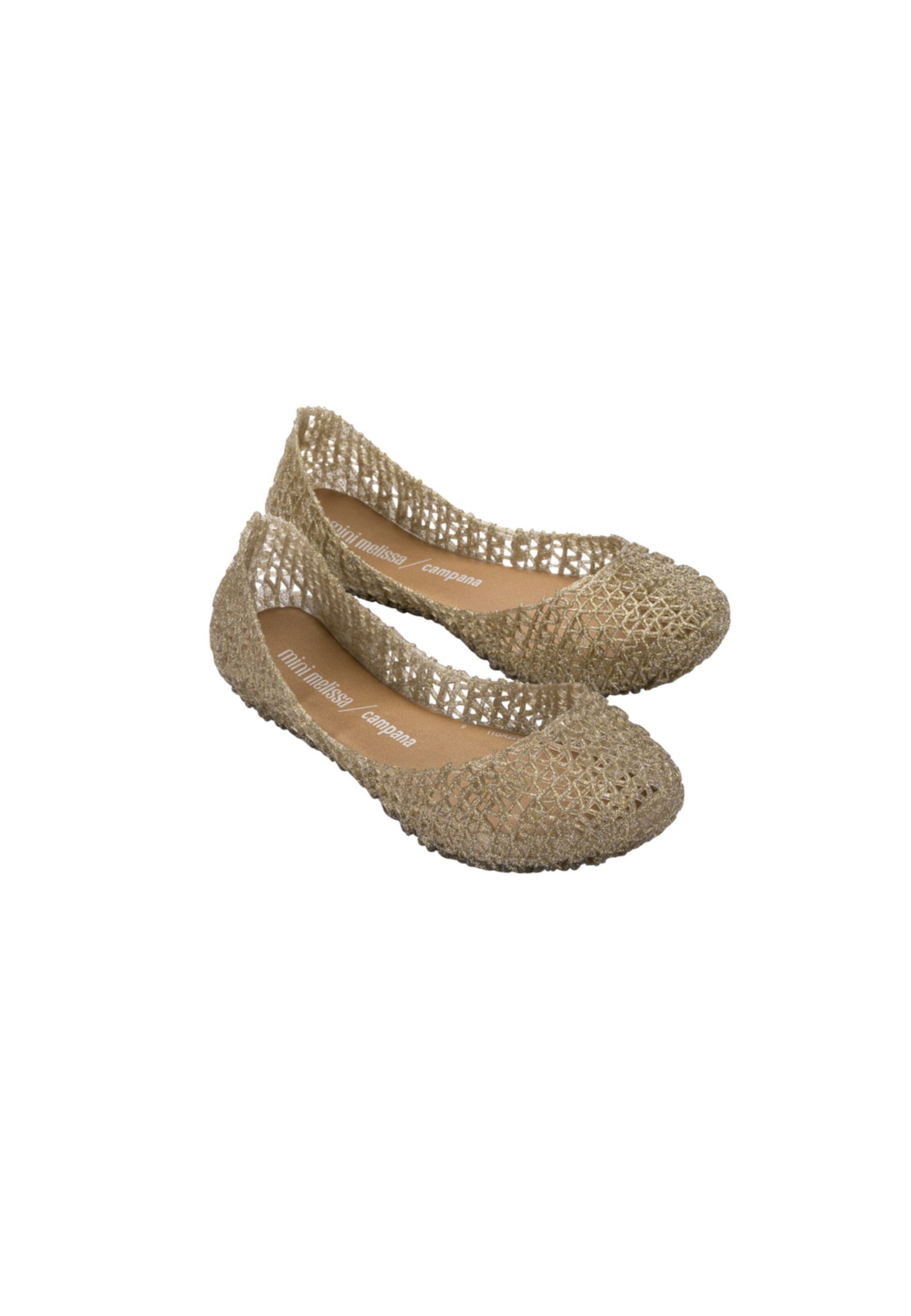 MELISSA Ballerina's 'Campana Papel INF' in Goud