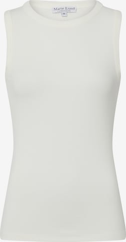 Marie Lund Top in White: front