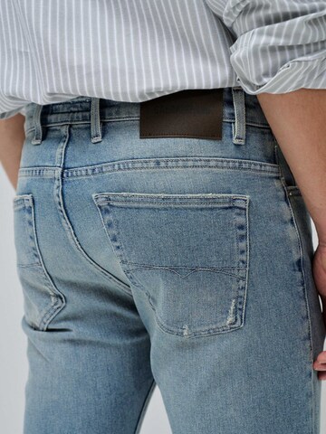 Coupe slim Jean 'Slim' Salsa Jeans en bleu