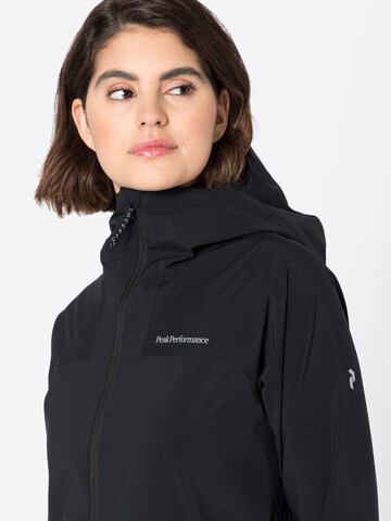 PEAK PERFORMANCE Outdoor Jacket 'Nightbreak' in Black