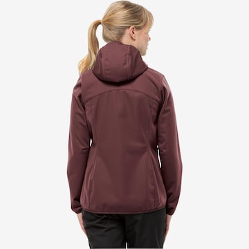 JACK WOLFSKIN Outdoor Jacket 'Windhein' in Red