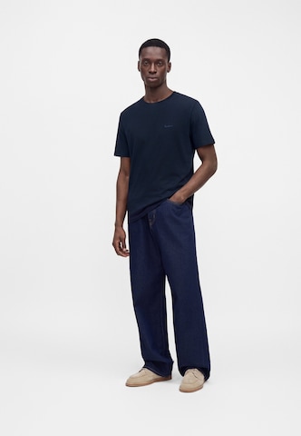 Pepe Jeans Majica 'CONTRAST CONNOR' | modra barva: sprednja stran