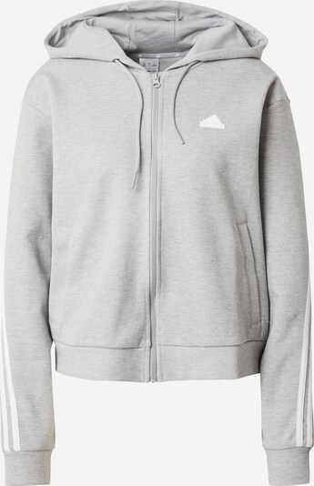 ADIDAS SPORTSWEAR Sports sweat jacket in mottled grey / White, Item view