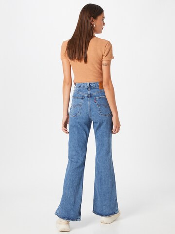 LEVI'S ® Slimfit Jeans '70s High Flare' in Blau