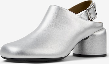 CAMPER Slingpumps 'Niki' in Silber: Vorderseite
