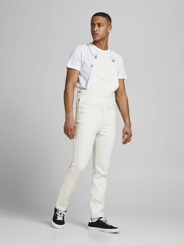 JACK & JONES Regular Overalls in White: front