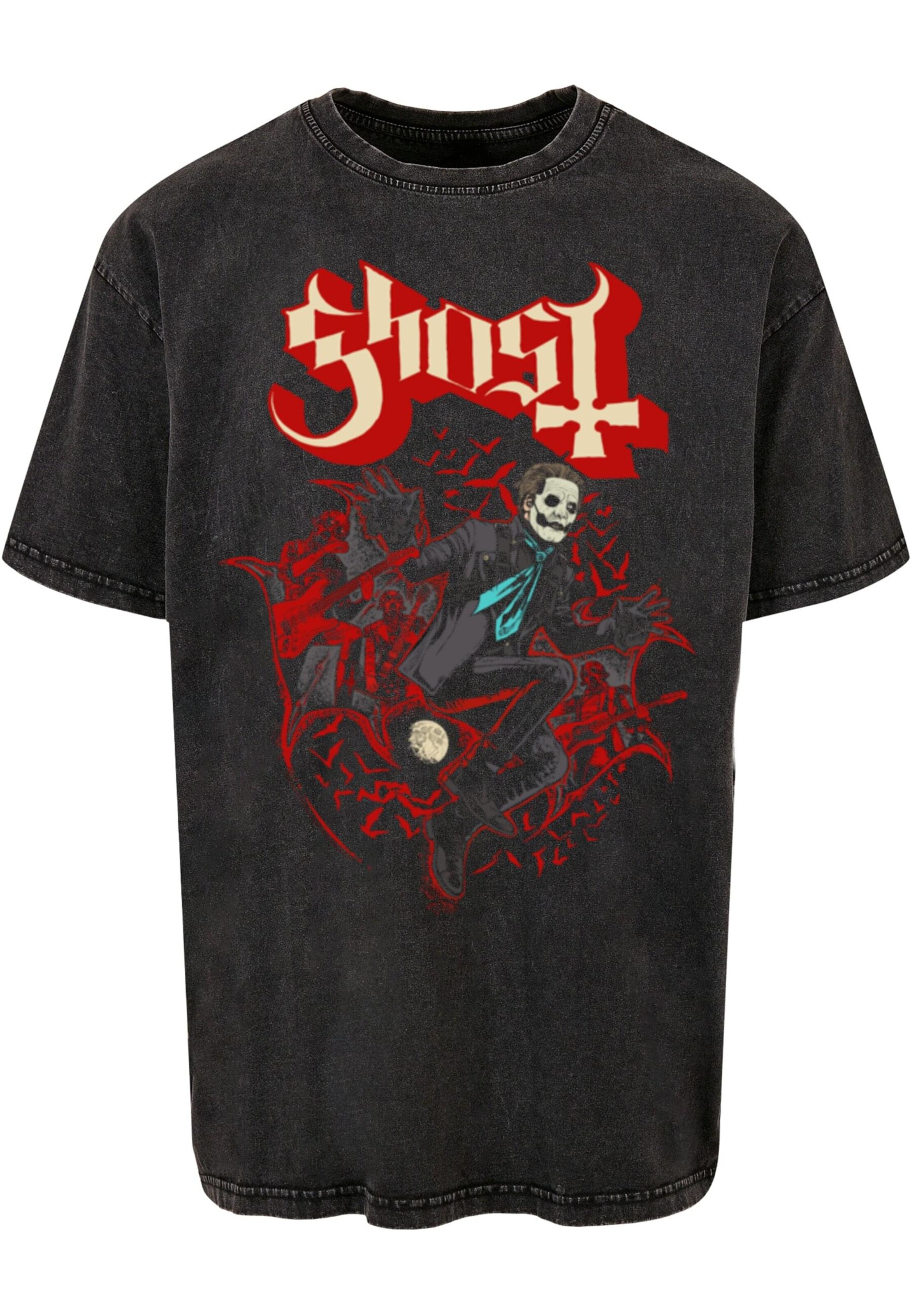 Merchcode Shirt 'Ghost - Colony In Flight' in Grau: Vorderseite