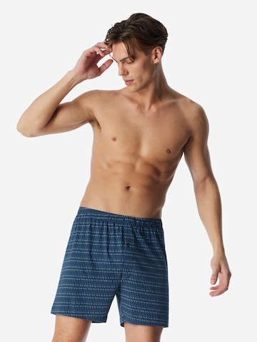 Boxers 'Single Jersey' SCHIESSER en bleu