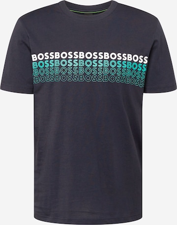 BOSS Green - Camisa em azul: frente