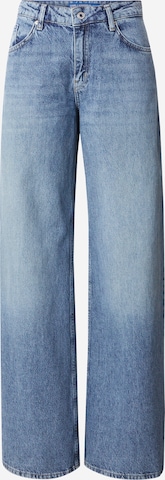 Loosefit Jeans de la KARL LAGERFELD JEANS pe albastru: față
