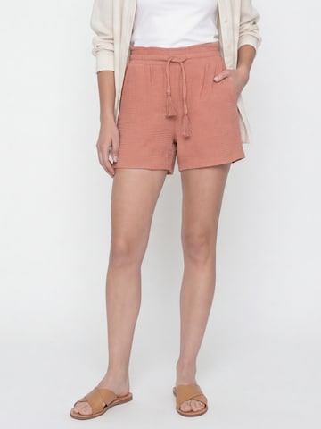 Antargo Regular Hose 'Women's Musselin Shorts'‌‌‌‌‌ in Rot: Vorderseite