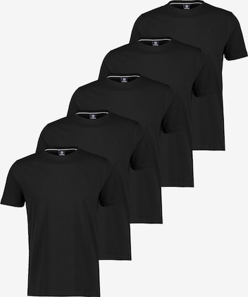 LERROS Shirt 'Basic' in Schwarz: Vorderseite