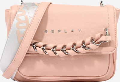 REPLAY Чанта за през рамо тип преметка в телесен цвят, Преглед на продукта