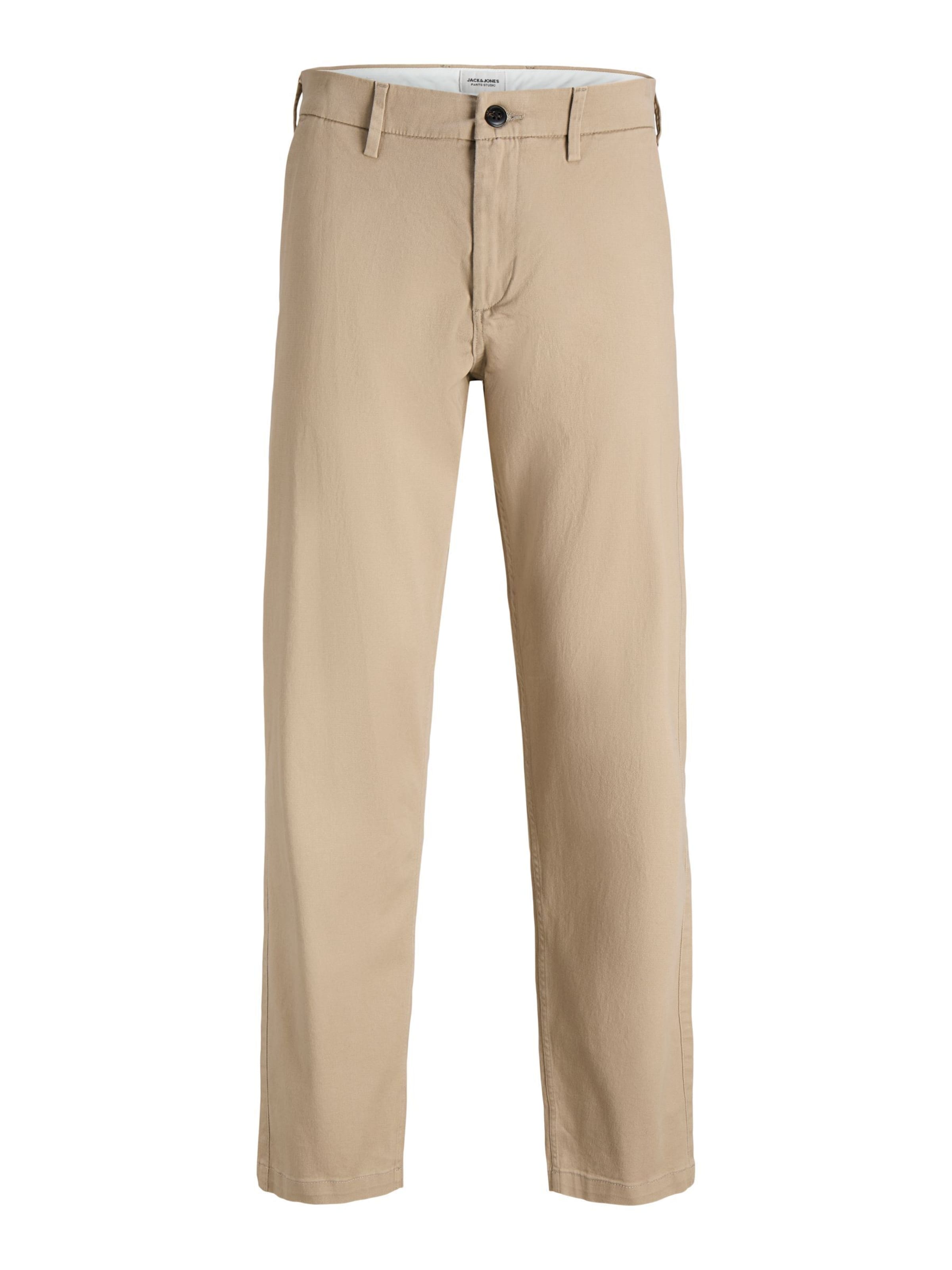 JACK & JONES Chino Pants 'JPSTKANE JJDAVE' in Beige: front