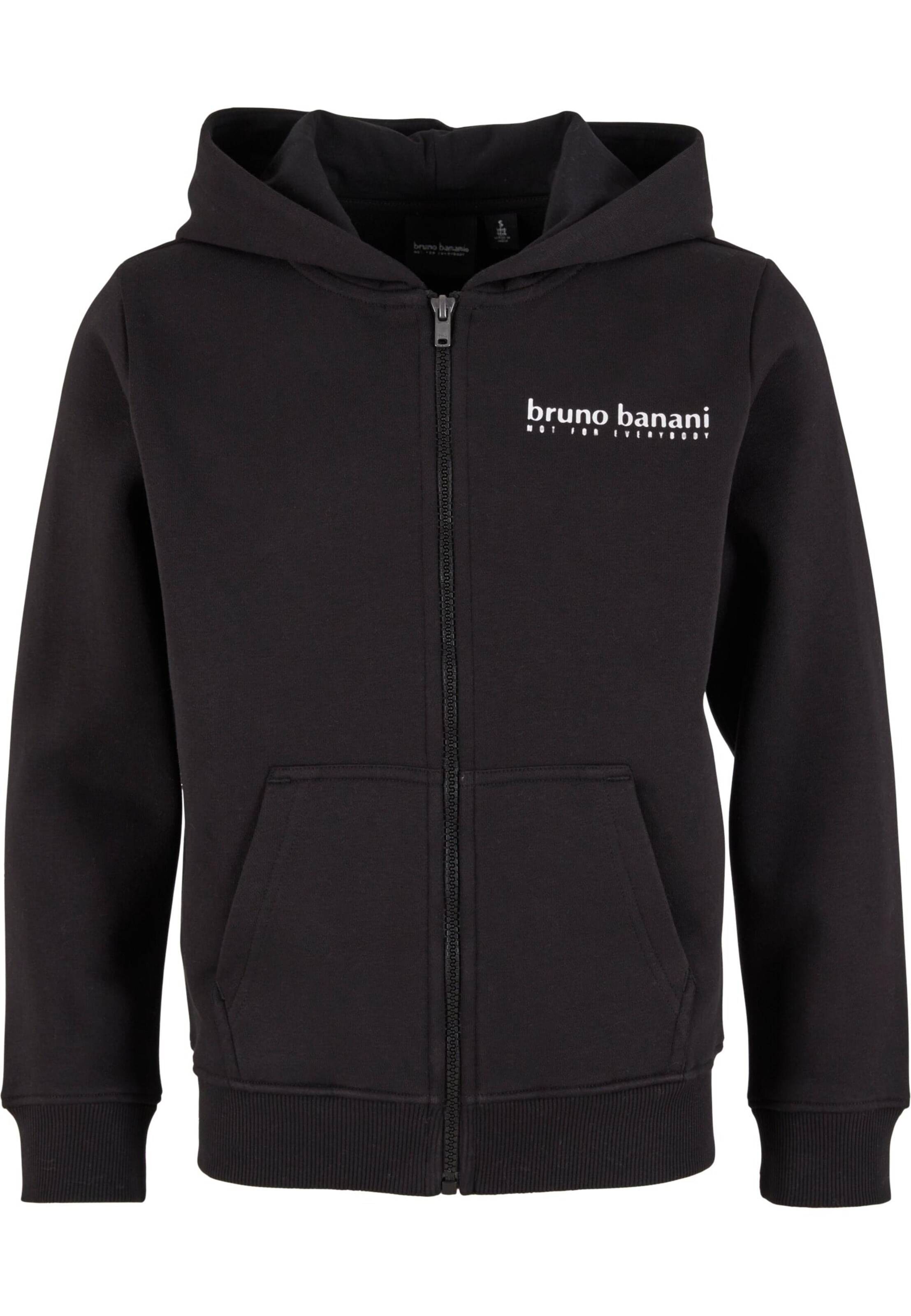 Giacca di felpa di Bruno Banani in nero: frontale