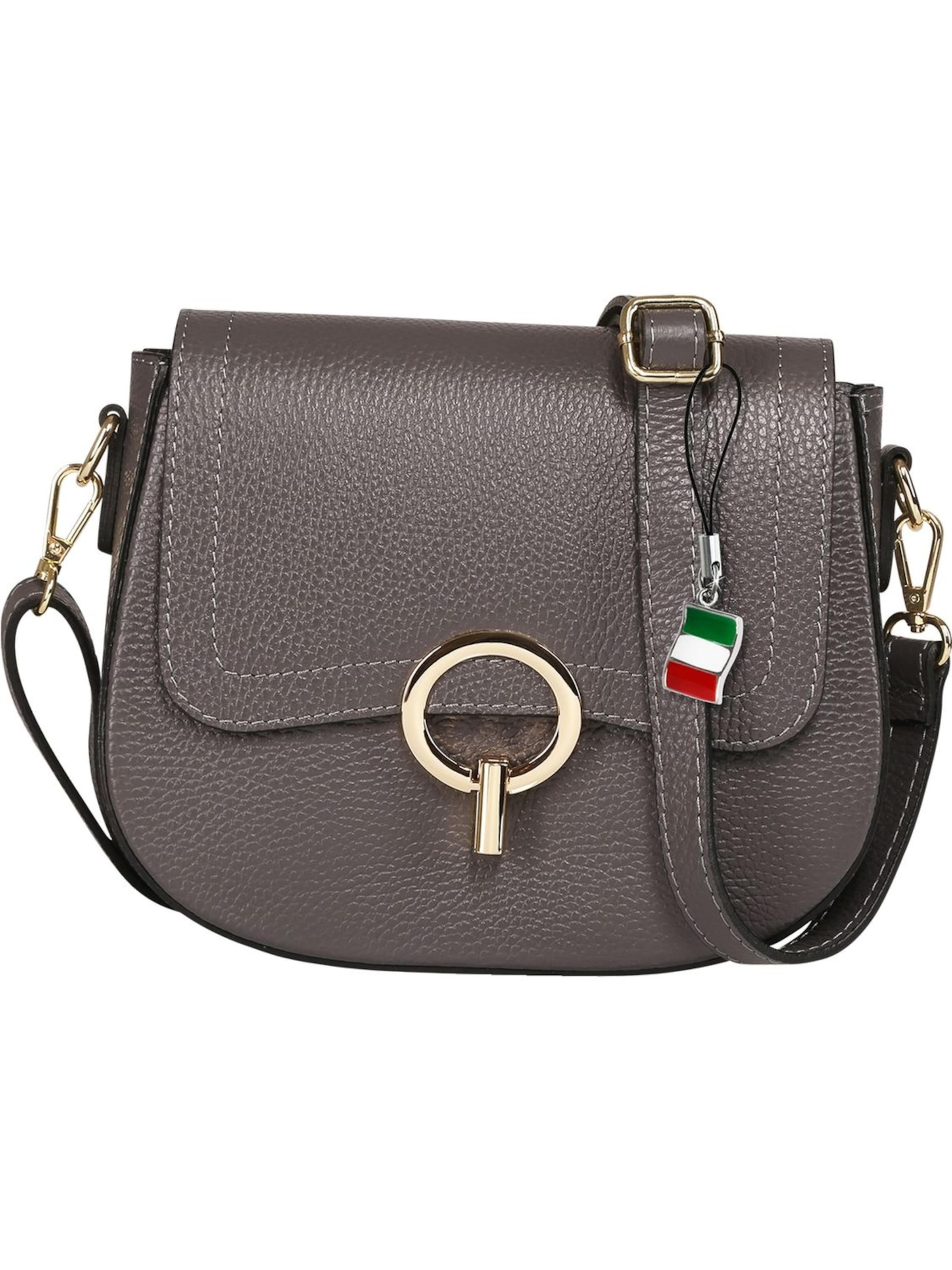 Florence Shoulder Bag in Grey: front