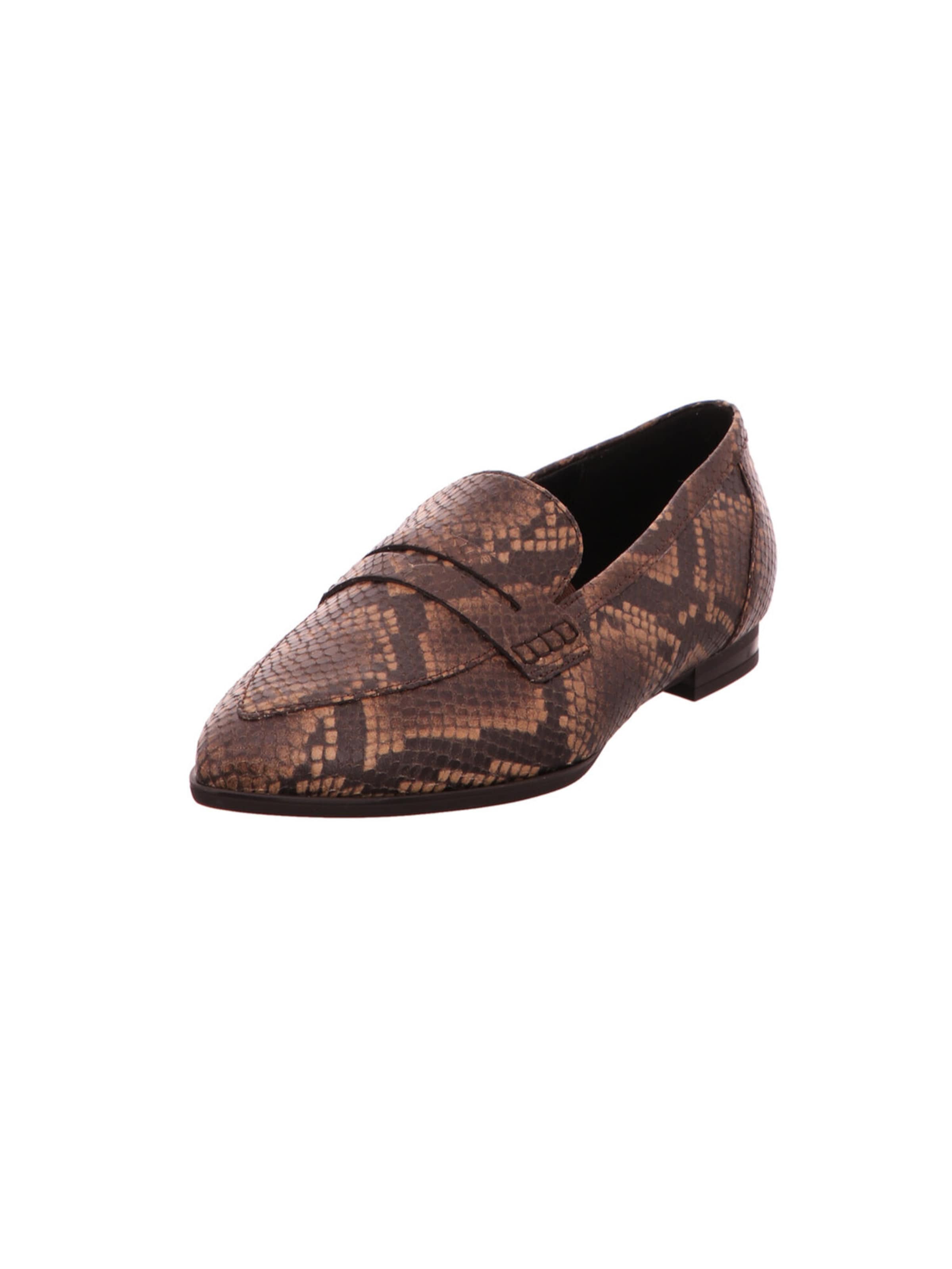 GABOR Classic Flats in Brown: front