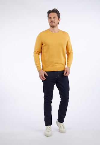 HECHTER PARIS Sweater in Yellow