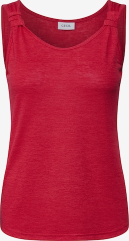 CECIL Top in Red: front