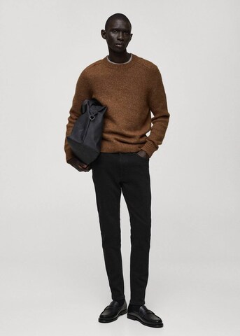 MANGO MAN Skinny Jeans 'Jude' in Schwarz
