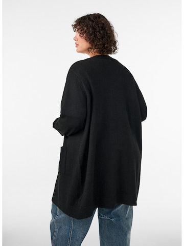 Zizzi Cardigan i sort