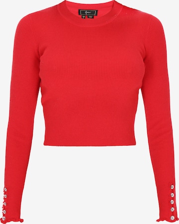 faina - Pullover em vermelho: frente