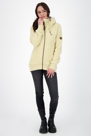 alife & kickin Zip-Up Hoodie 'YasminAK G' in Beige