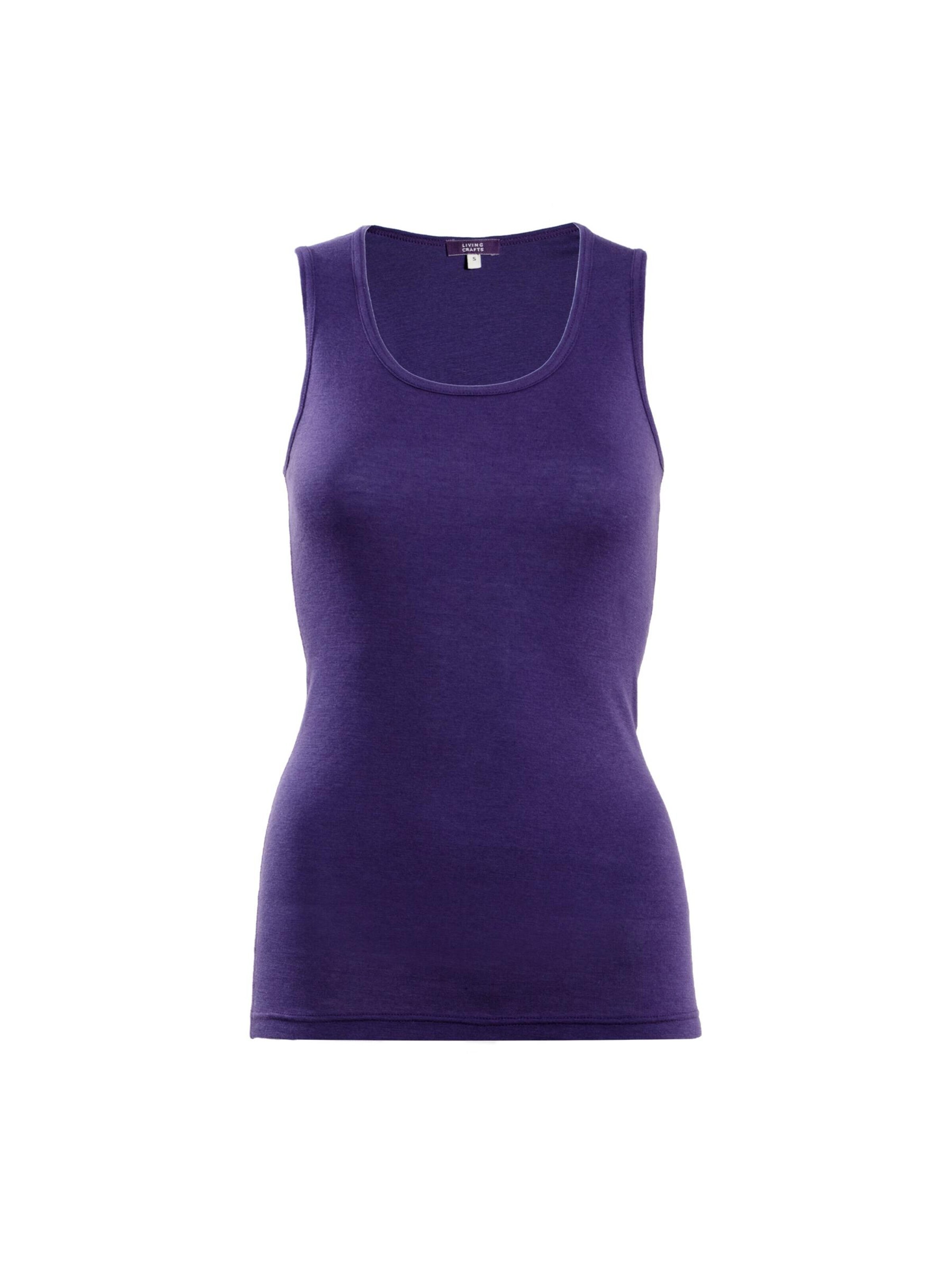 Living Crafts Undershirt 'BERYL' in Purple: front
