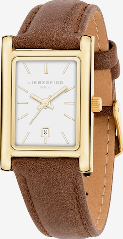 Liebeskind Berlin Analog watch in Brown: front