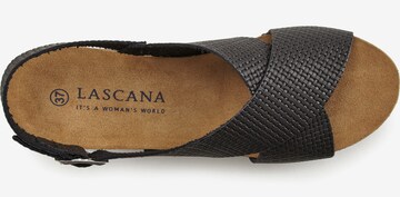 Sandalo di LASCANA in nero