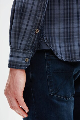 CAMP DAVID Regular fit Button Up Shirt in Blue: front