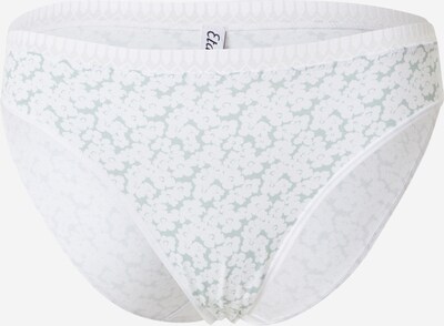 Slip 'HAPPILY WE CARE' ETAM pe verde pastel / alb, Vizualizare produs
