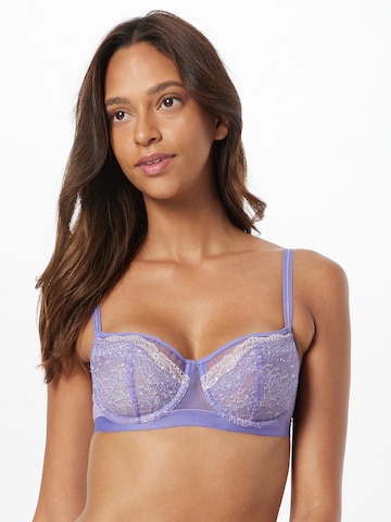 Balconnet Soutien-gorge 'NEELA' PASSIONATA en violet : devant