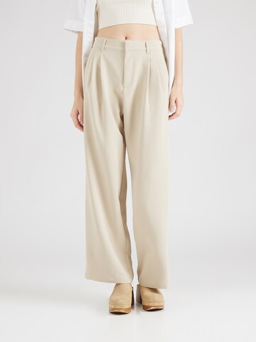 Wide leg Pantaloni con pieghe 'V-Fast' di GAP in beige: frontale