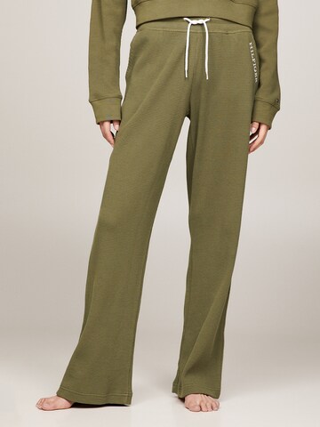 Loosefit Pantalon TOMMY HILFIGER en vert : devant