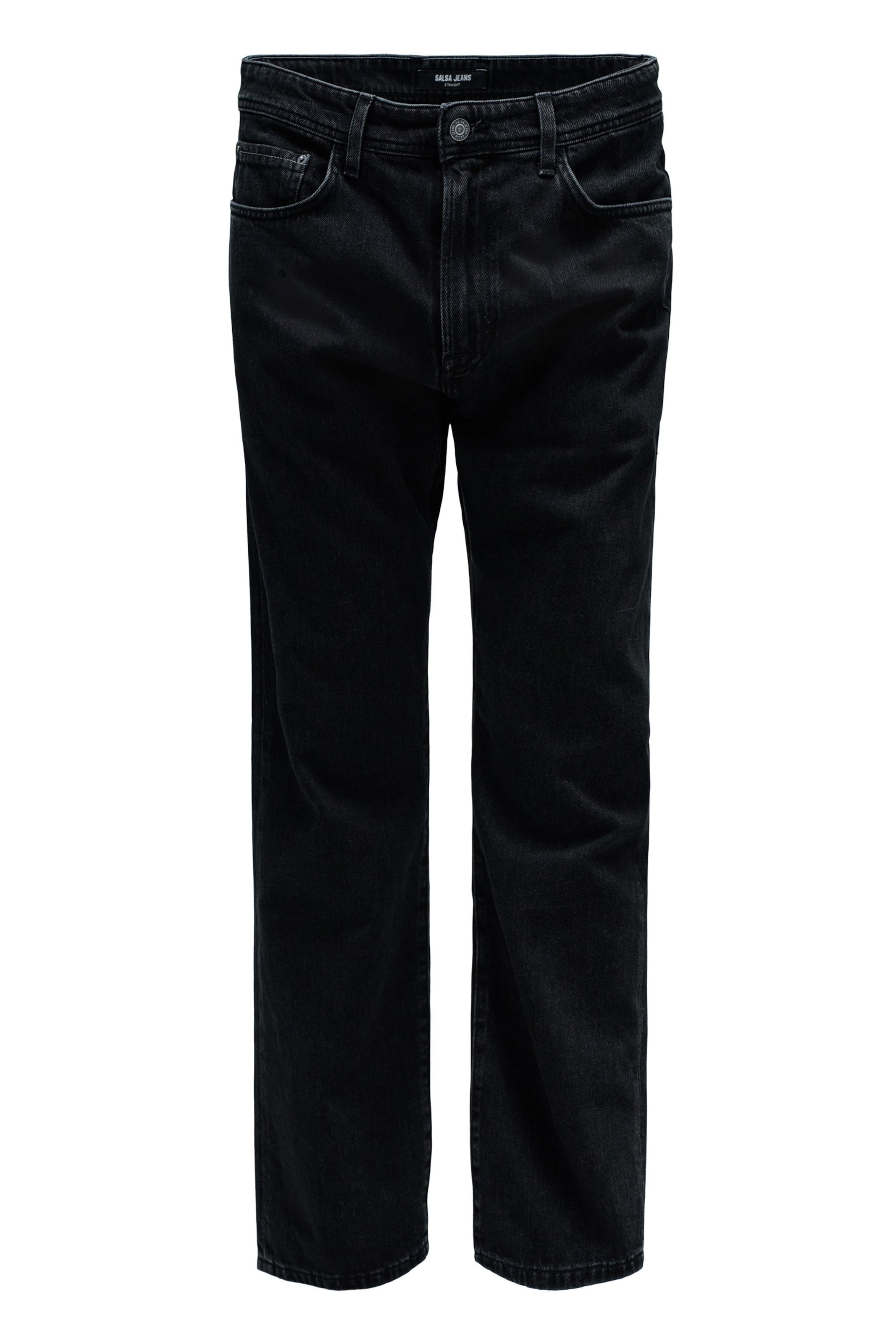 Salsa Jeans Regular Jeans in Zwart: voorkant