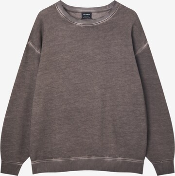 Pull&Bear Sweatshirt i brun: framsida