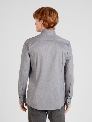 OLYMP Regular fit Button Up Shirt '24/7 - Level 5' in Grey