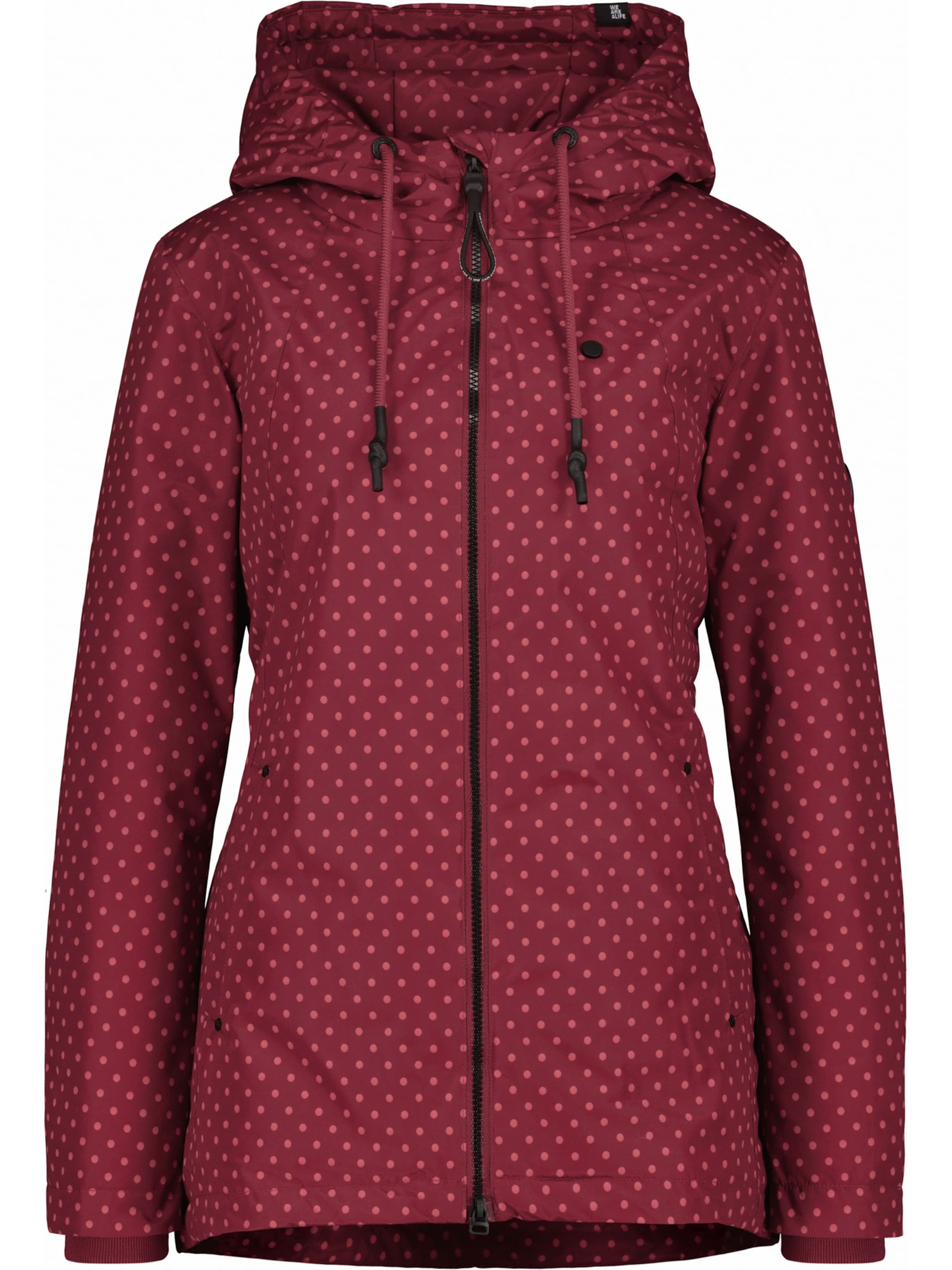 alife & kickin Winter Jacket 'LilouAK' in Red: front