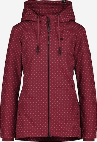 Veste d’hiver 'LilouAK' Alife and Kickin en rouge : devant