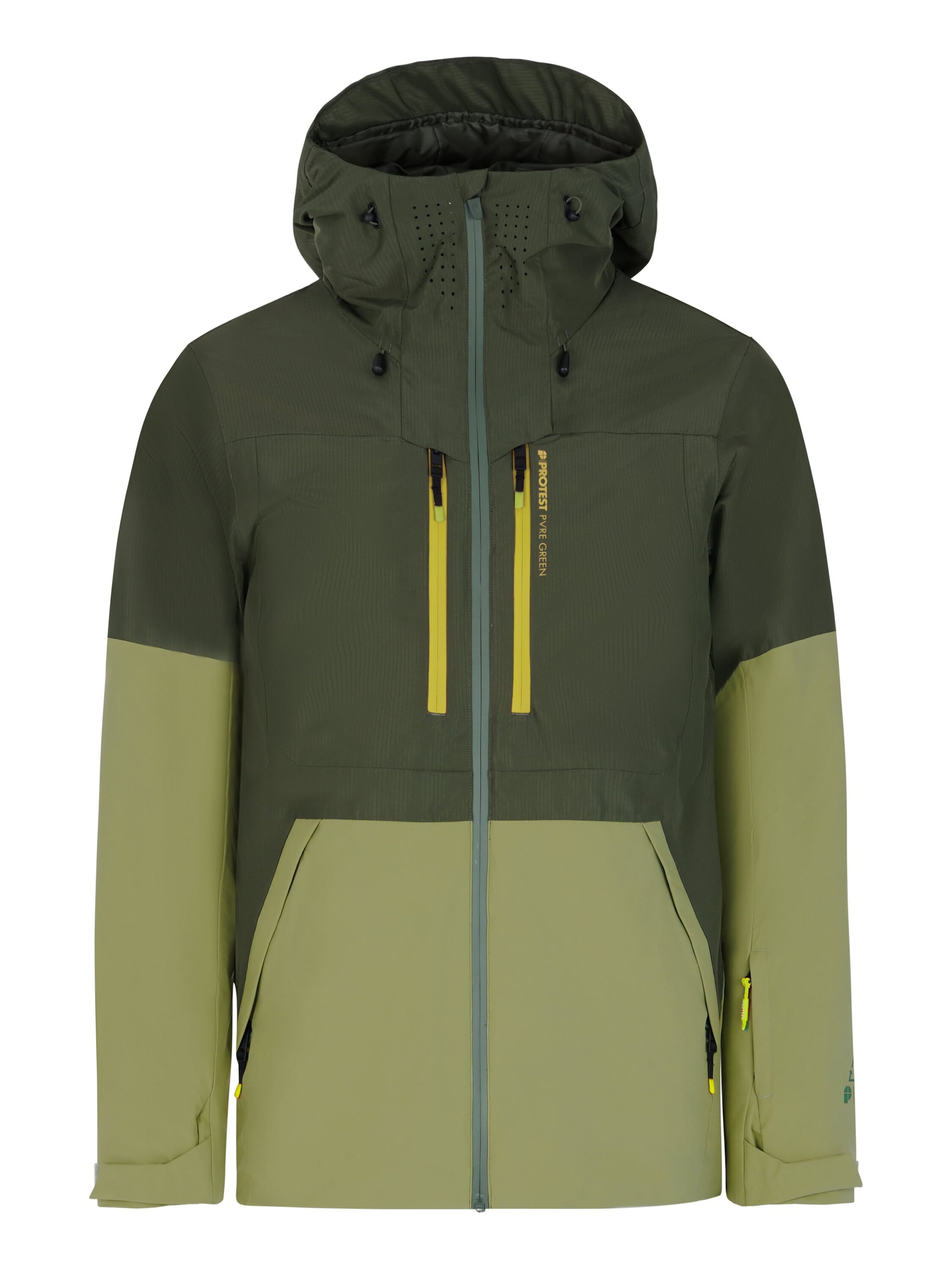 PROTEST Sportjacke 'PRTZoot'‌‌‌‌‌‌‌‌ in Grün: Vorderseite