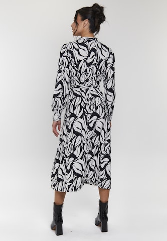 Robe-chemise South Beach en noir